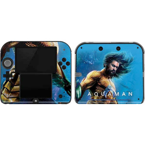 DC Comics Aquaman Movie Arthur Curry Poster Nintendo 2DS Skin