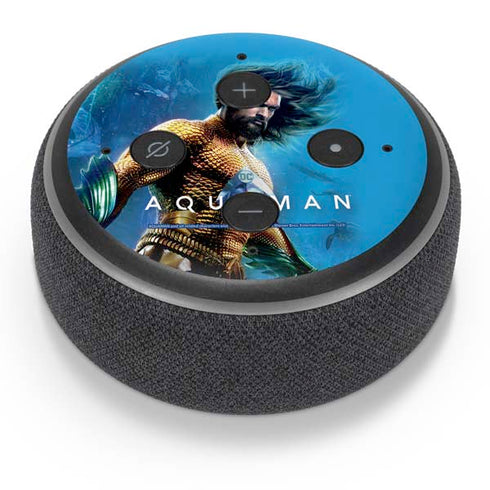 DC Comics Aquaman Movie Arthur Curry Poster Amazon Echo Dot Skin