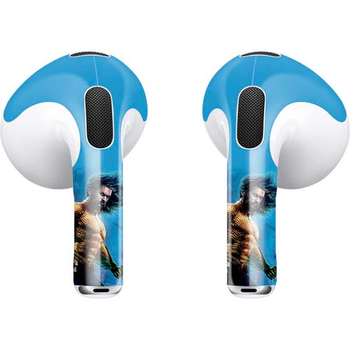 DC Comics Aquaman Movie Arthur Curry Poster Apple AirPods (3rd Gen 2021) Skin