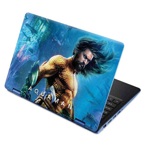 DC Comics Aquaman Movie Arthur Curry Poster Aspire R11 11.6in Skin