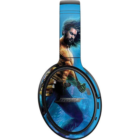 DC Comics Aquaman Movie Arthur Curry Poster Bose QuietComfort 35 Headphones Skin