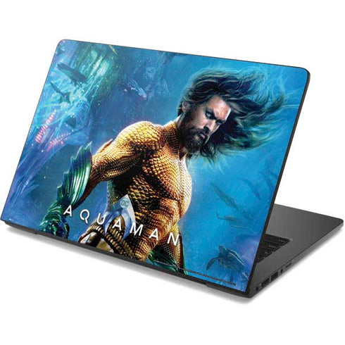 DC Comics Aquaman Movie Arthur Curry Poster Dell Chromebook Skin