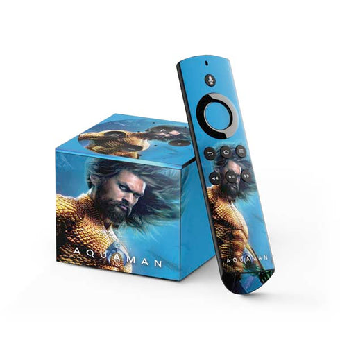 DC Comics Aquaman Movie Arthur Curry Poster Fire TV Cube Skin