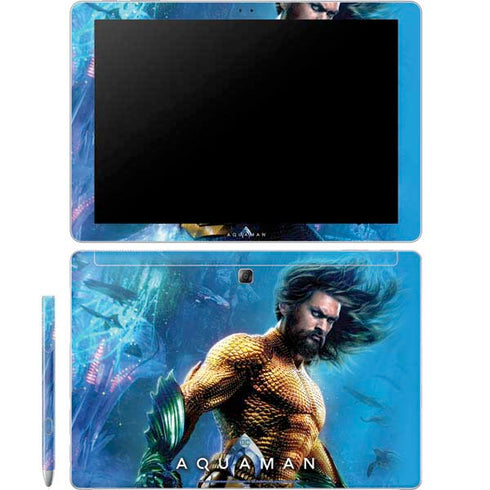 DC Comics Aquaman Movie Arthur Curry Poster Galaxy Book 12in Skin