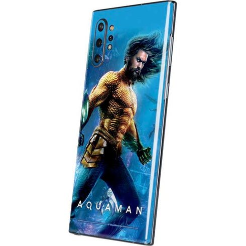 DC Comics Aquaman Movie Arthur Curry Poster Galaxy Note 10 Plus Skin