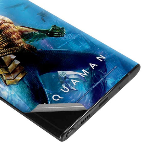 DC Comics Aquaman Movie Arthur Curry Poster Galaxy Note 10 Plus Skin