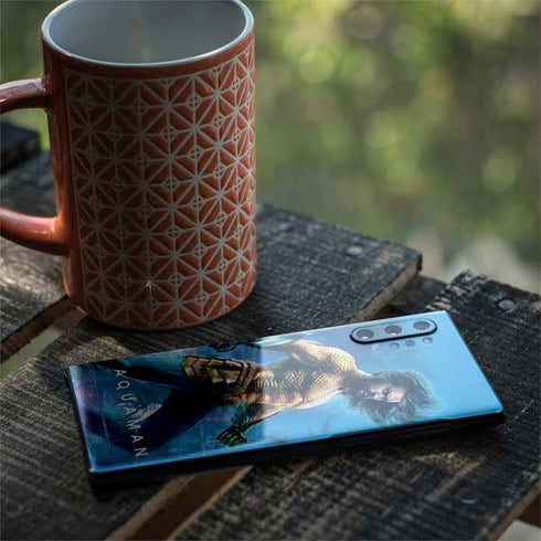 DC Comics Aquaman Movie Arthur Curry Poster Galaxy Note 10 Plus Skin