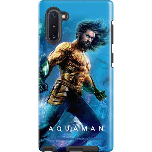DC Comics Aquaman Movie Arthur Curry Poster Galaxy Note 10 Pro Case