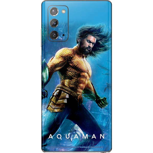 DC Comics Aquaman Movie Arthur Curry Poster Galaxy Note20 5G Skin