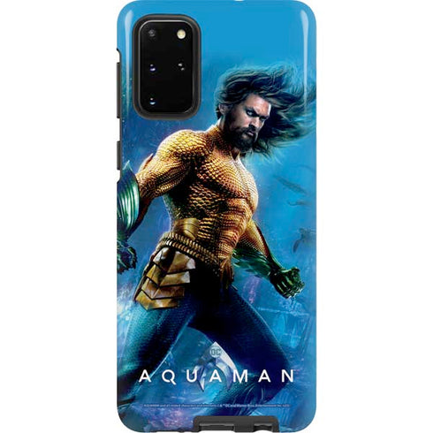 DC Comics Aquaman Movie Arthur Curry Poster Galaxy S20 Plus Pro Case
