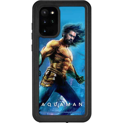 DC Comics Aquaman Movie Arthur Curry Poster Galaxy S20 Plus Waterproof Case