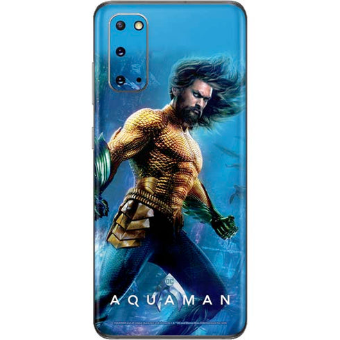 DC Comics Aquaman Movie Arthur Curry Poster Galaxy S20 Skin