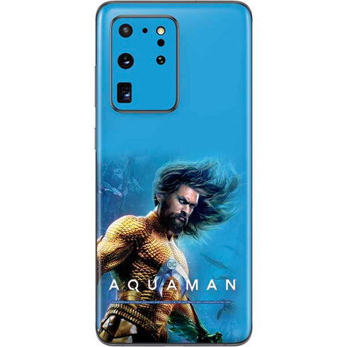 DC Comics Aquaman Movie Arthur Curry Poster Galaxy S20 Ultra 5G Skin