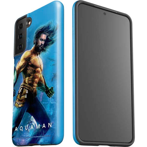 DC Comics Aquaman Movie Arthur Curry Poster Galaxy S21 FE Pro Case
