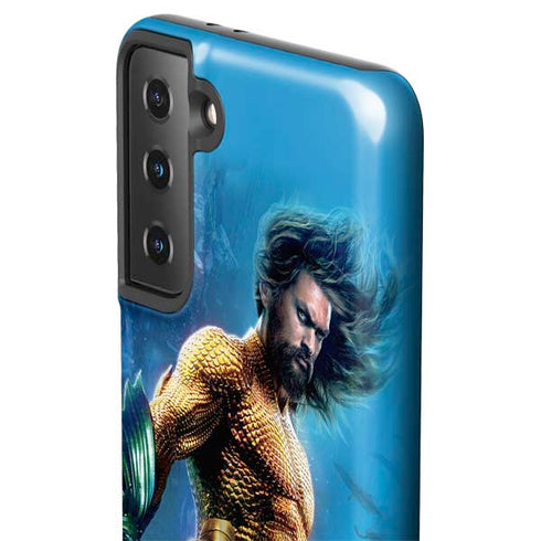 DC Comics Aquaman Movie Arthur Curry Poster Galaxy S21 Plus 5G Pro Case