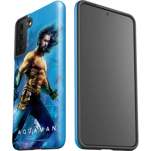 DC Comics Aquaman Movie Arthur Curry Poster Galaxy S21 Plus 5G Pro Case