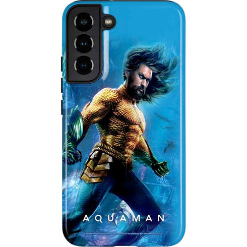 DC Comics Aquaman Movie Arthur Curry Poster Galaxy S22 Plus Pro Case