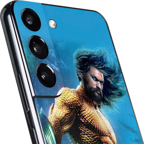 DC Comics Aquaman Movie Arthur Curry Poster Galaxy S22 Skin