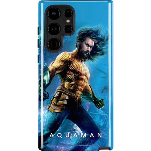 DC Comics Aquaman Movie Arthur Curry Poster Galaxy S22 Ultra Pro Case