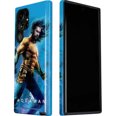 DC Comics Aquaman Movie Arthur Curry Poster Galaxy S22 Ultra Pro Case
