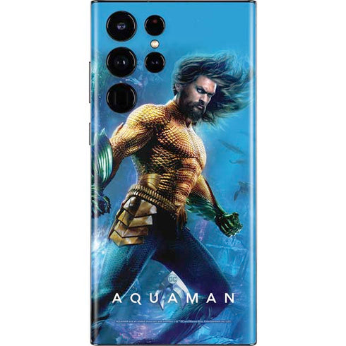 DC Comics Aquaman Movie Arthur Curry Poster Galaxy S22 Ultra Skin