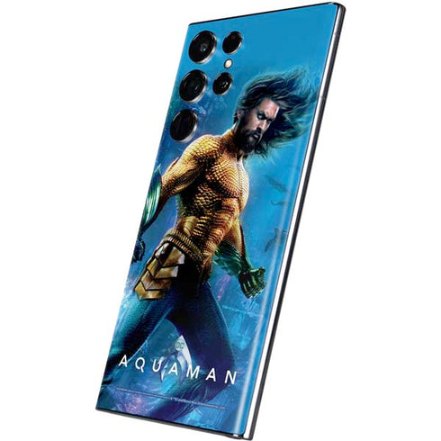 DC Comics Aquaman Movie Arthur Curry Poster Galaxy S22 Ultra Skin