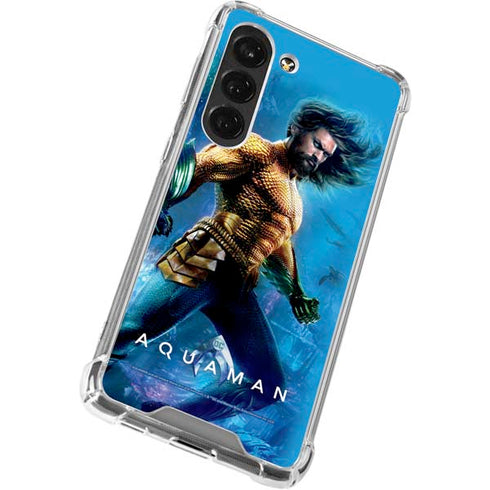 DC Comics Aquaman Movie Arthur Curry Poster Galaxy S23 Clear Case
