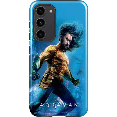 DC Comics Aquaman Movie Arthur Curry Poster Galaxy S23 Plus Pro Case