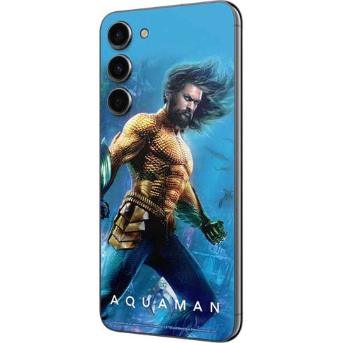 DC Comics Aquaman Movie Arthur Curry Poster Galaxy S23 Plus Skin