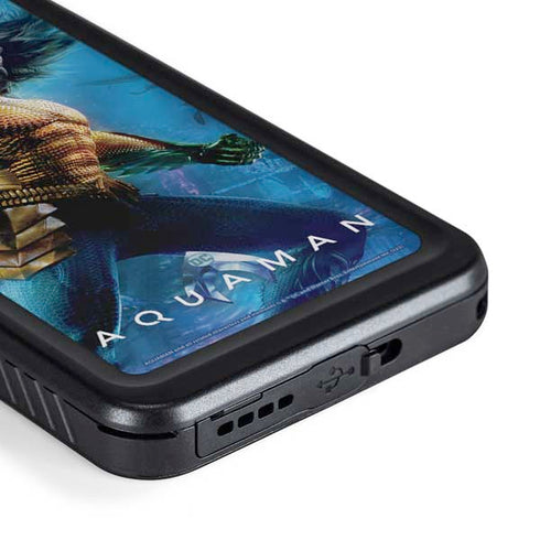 DC Comics Aquaman Movie Arthur Curry Poster Galaxy S23 Plus Waterproof Case
