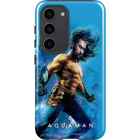 DC Comics Aquaman Movie Arthur Curry Poster Galaxy S23 Pro Case