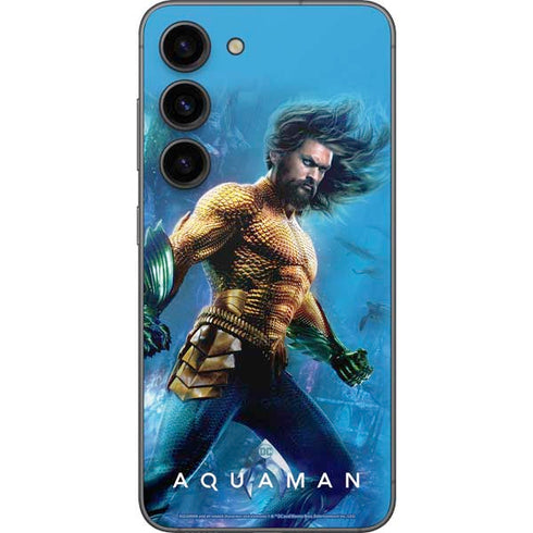 DC Comics Aquaman Movie Arthur Curry Poster Galaxy S23 Skin