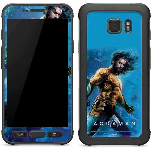 DC Comics Aquaman Movie Arthur Curry Poster Galaxy S7 Active Skin