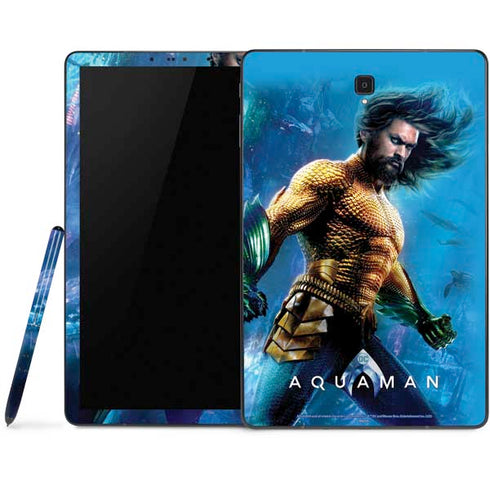 DC Comics Aquaman Movie Arthur Curry Poster Samsung Galaxy Tab Skin