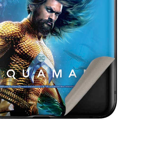 DC Comics Aquaman Movie Arthur Curry Poster Galaxy Z Flip Skin