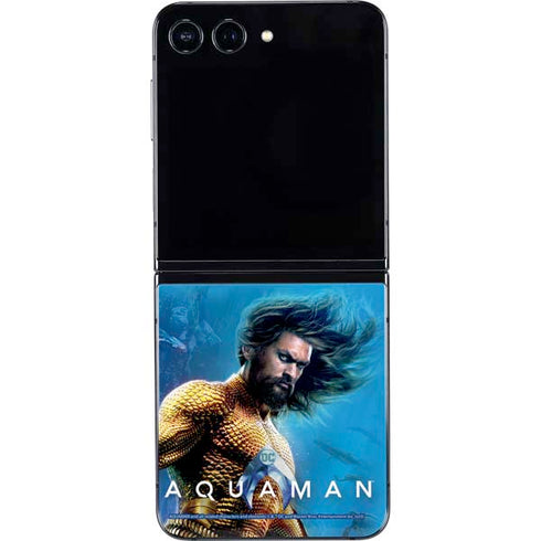 DC Comics Aquaman Movie Arthur Curry Poster Galaxy Z Flip5 5G Skin