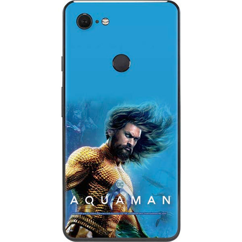 DC Comics Aquaman Movie Arthur Curry Poster Google Pixel 3 XL Skin