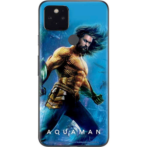 DC Comics Aquaman Movie Arthur Curry Poster Google Pixel 5 Skin