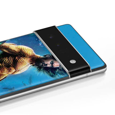 DC Comics Aquaman Movie Arthur Curry Poster Google Pixel 6 Skin