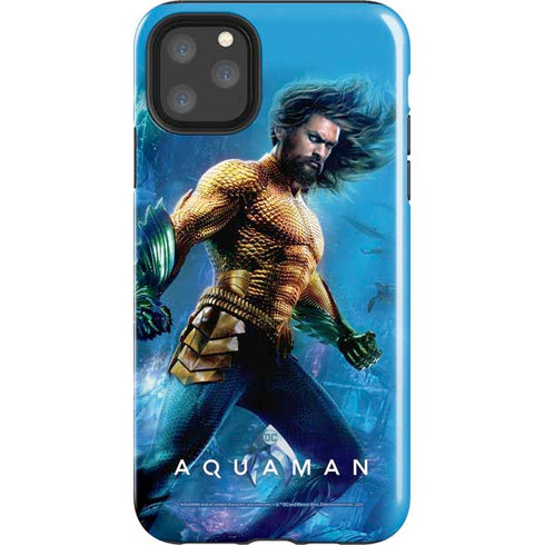DC Comics Aquaman Movie Arthur Curry Poster iPhone 11 Pro Max Impact Case