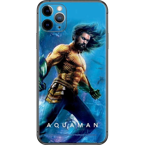 DC Comics Aquaman Movie Arthur Curry Poster iPhone 11 Pro Max Skin