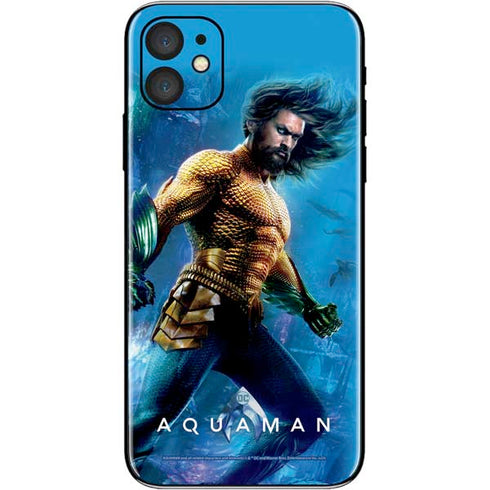 DC Comics Aquaman Movie Arthur Curry Poster iPhone 11 Skin