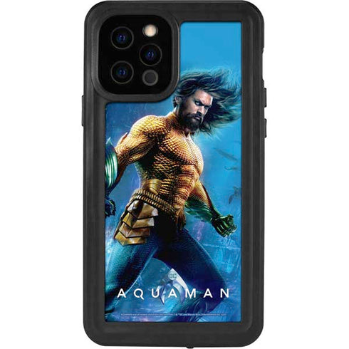 DC Comics Aquaman Movie Arthur Curry Poster iPhone 12 Pro Waterproof Case