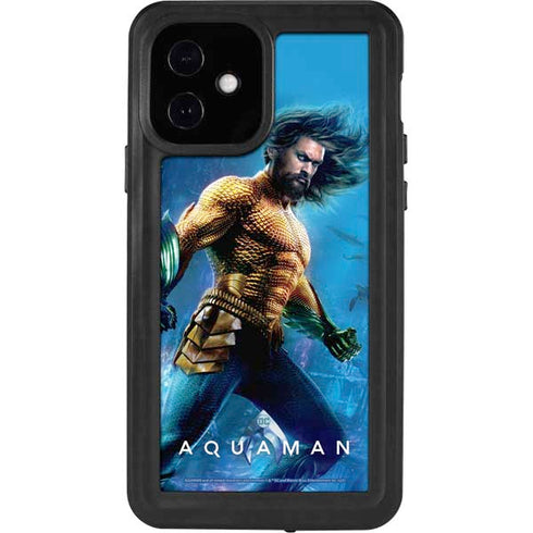 DC Comics Aquaman Movie Arthur Curry Poster iPhone 12 Waterproof Case