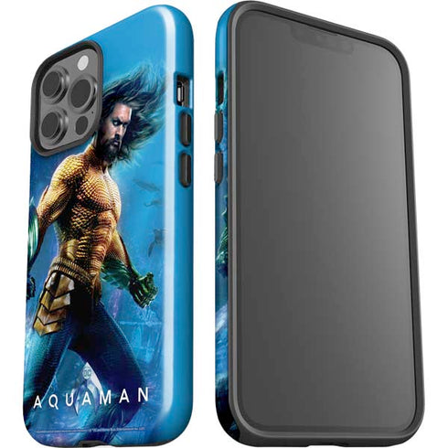 DC Comics Aquaman Movie Arthur Curry Poster iPhone 13 Pro Max Impact Case