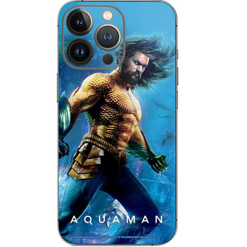 DC Comics Aquaman Movie Arthur Curry Poster iPhone 13 Pro Skin
