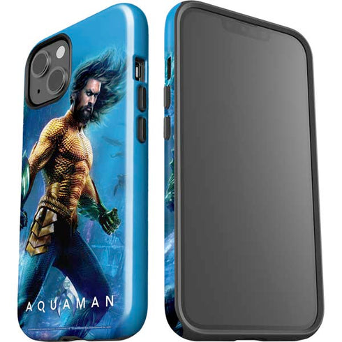 DC Comics Aquaman Movie Arthur Curry Poster iPhone 15 Impact Case
