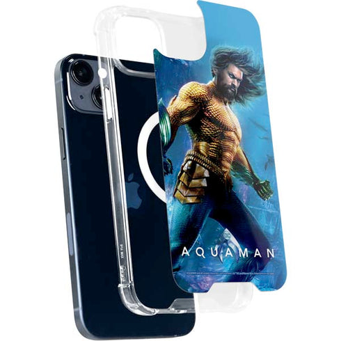 DC Comics Aquaman Movie Arthur Curry Poster iPhone 14 Plus MagSafe Case