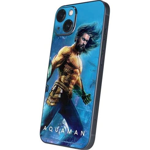 DC Comics Aquaman Movie Arthur Curry Poster iPhone 15 Plus Skin