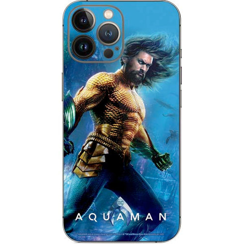 DC Comics Aquaman Movie Arthur Curry Poster iPhone 14 Pro Max Skin